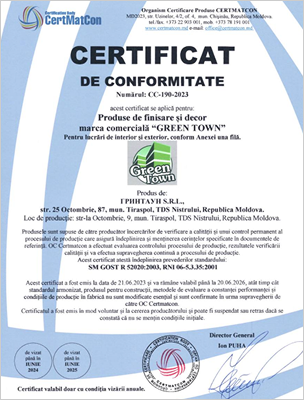 Certificat de Conformitate